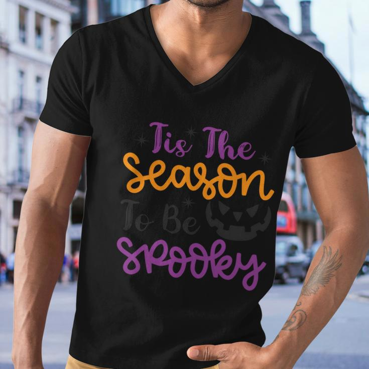 Tis The Season To The Spooky Halloween Quote Men V-Neck Tshirt