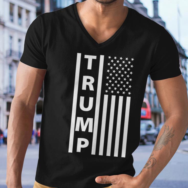 Trump Flag Tshirt Men V-Neck Tshirt