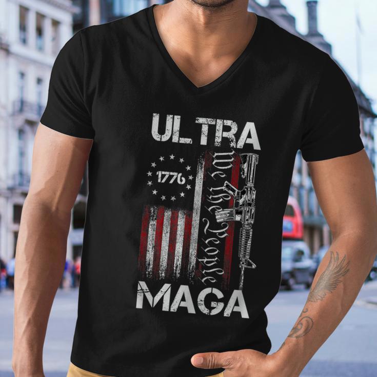 Ultra Maga Proud Ultramaga V2 Men V-Neck Tshirt