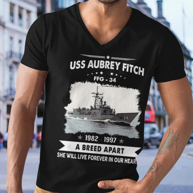 Uss Aubrey Fitch Ffg Men V-Neck Tshirt