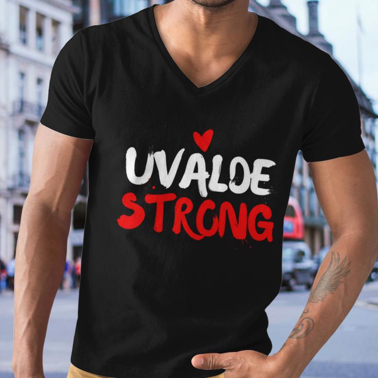 Uvalde Strong Gun Control Uvalde Texas Men V-Neck Tshirt