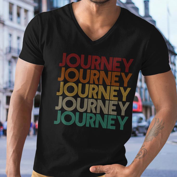 Vintage Retro Journey Men V-Neck Tshirt