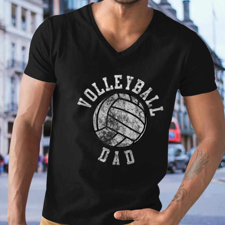 Vintage Volleyball Dad Men V-Neck Tshirt