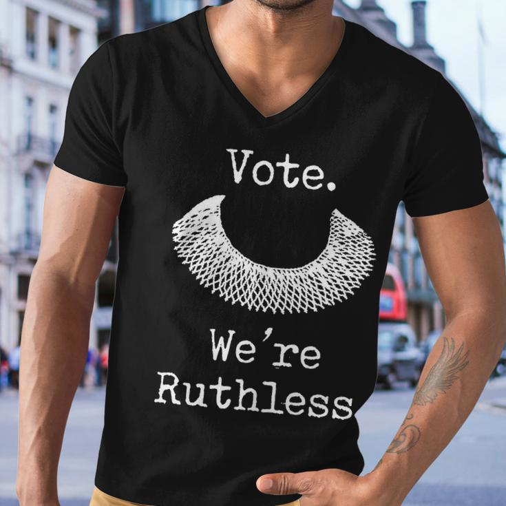 Vote Were Ruthless Womens Rights Pro Choice Roe Men V-Neck Tshirt