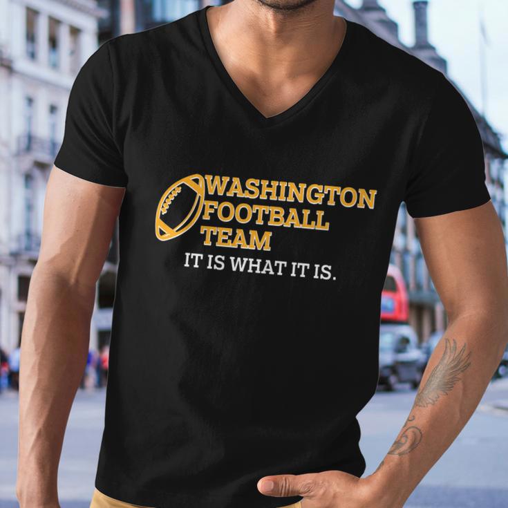 Washington Football Team It Is What It Is Men V-Neck Tshirt