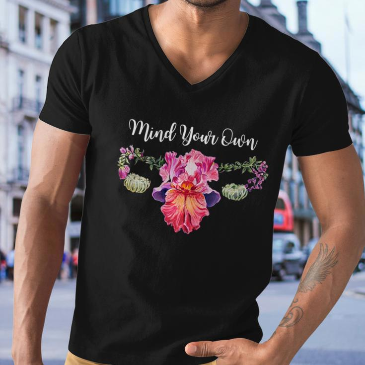 Womens Rights Mind Your Own Uterus Pro Choice Feminist Meaningful Gift Men V-Neck Tshirt