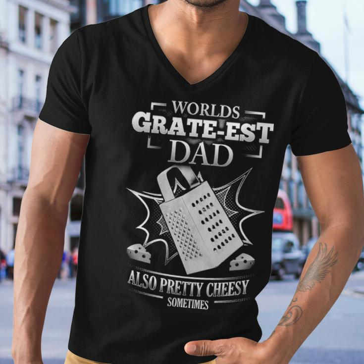 Worlds Grate-Est Dad Men V-Neck Tshirt
