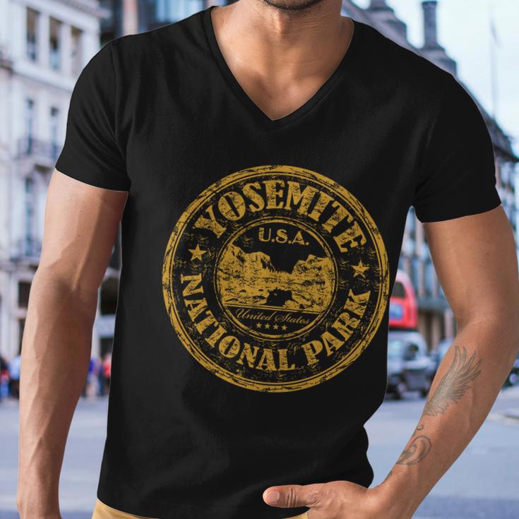 Yosemite National Park Men V-Neck Tshirt