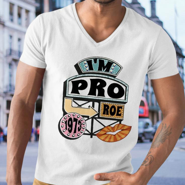 Reproductive Rights Pro Roe Pro Choice Mind Your Own Uterus Retro Men V-Neck Tshirt