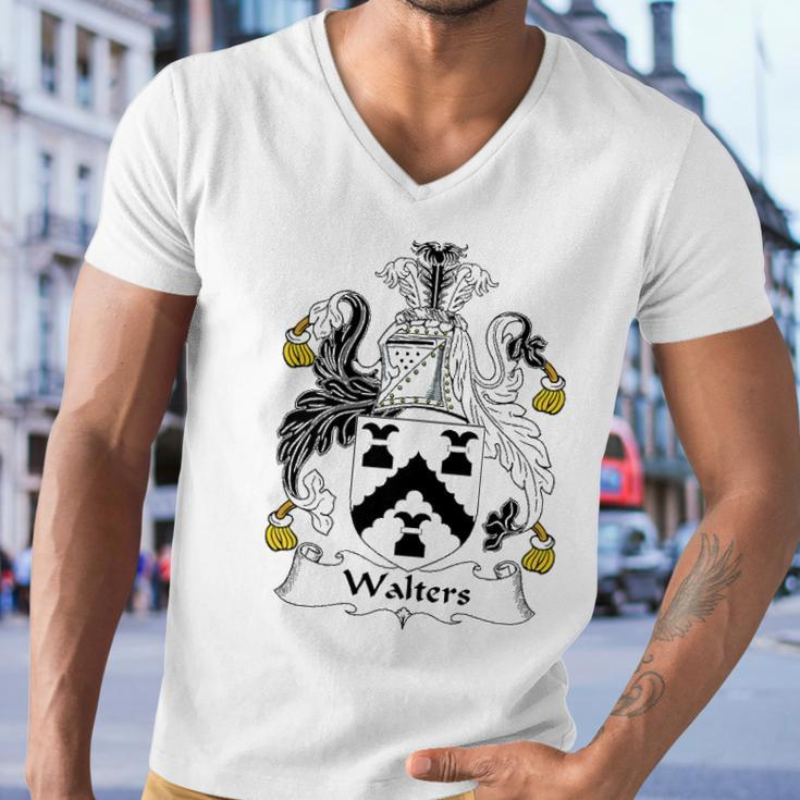 Walters Coat Of Arms &8211 Family Crest Men V-Neck Tshirt