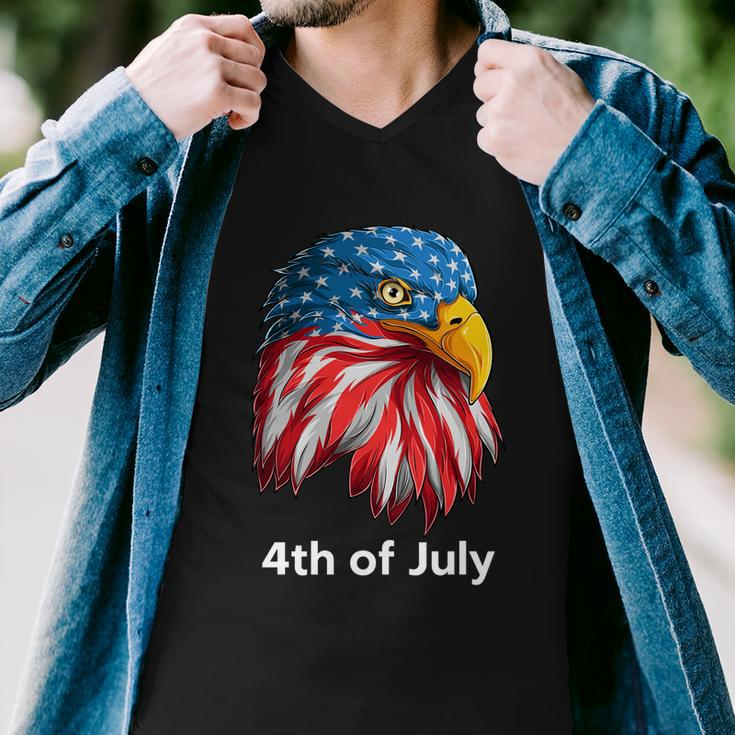 American Bald Eagle Mullet 4Th Of July Funny Usa Patriotic Gift Men V-Neck Tshirt