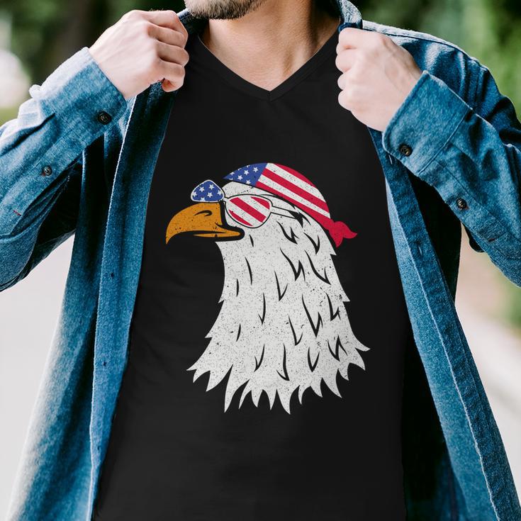 American Bald Eagle Mullet 4Th Of July Vintage Gift Men V-Neck Tshirt