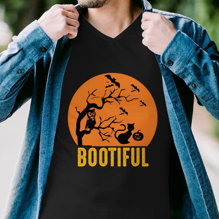 Bootiful Funny Halloween Quote Men V-Neck Tshirt