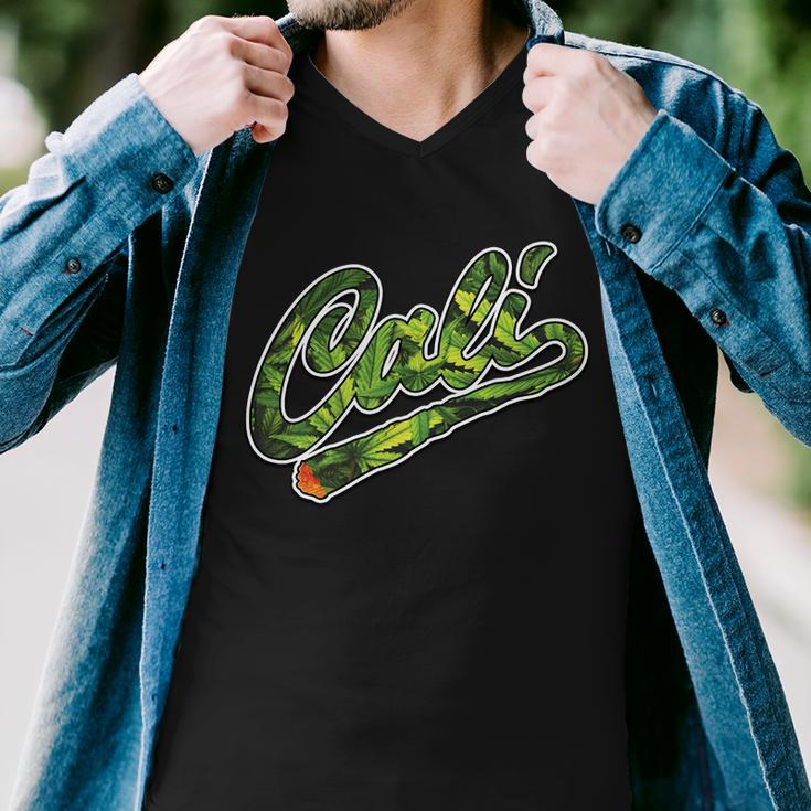 Cali Weed V2 Men V-Neck Tshirt