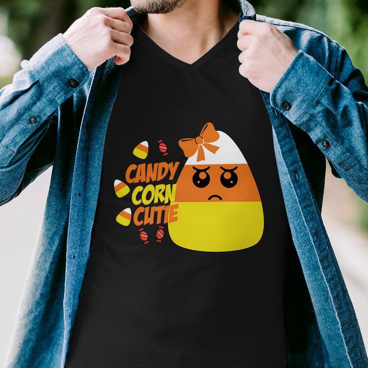 Candy Corn Cutie Halloween Quote V2 Men V-Neck Tshirt