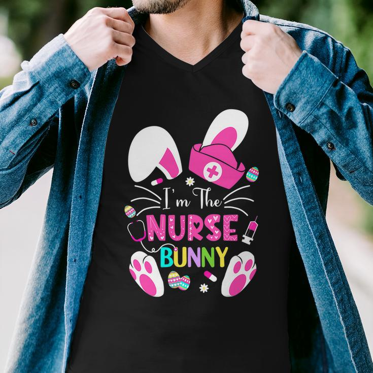 Cute Bunnies Easter Im The Nurse Nurse Life Rn Nursing Men V-Neck Tshirt