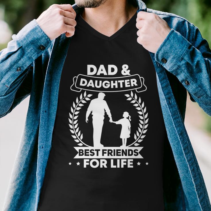 Dad And Daughter Matching Outfits Fathers Day Daddy And Girl Men V-Neck Tshirt