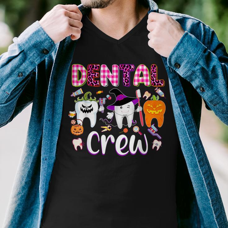 Dental Boo Crew Halloween Funny Dentist Assistant Costume Men V-Neck Tshirt