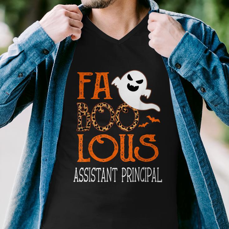 Faboolous Assistant Principal On Halloween Party Funny Ghost Men V-Neck Tshirt