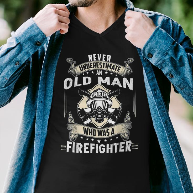 Firefighter Retired Firefighter Gifts Retired Firefighter V2 Men V-Neck Tshirt