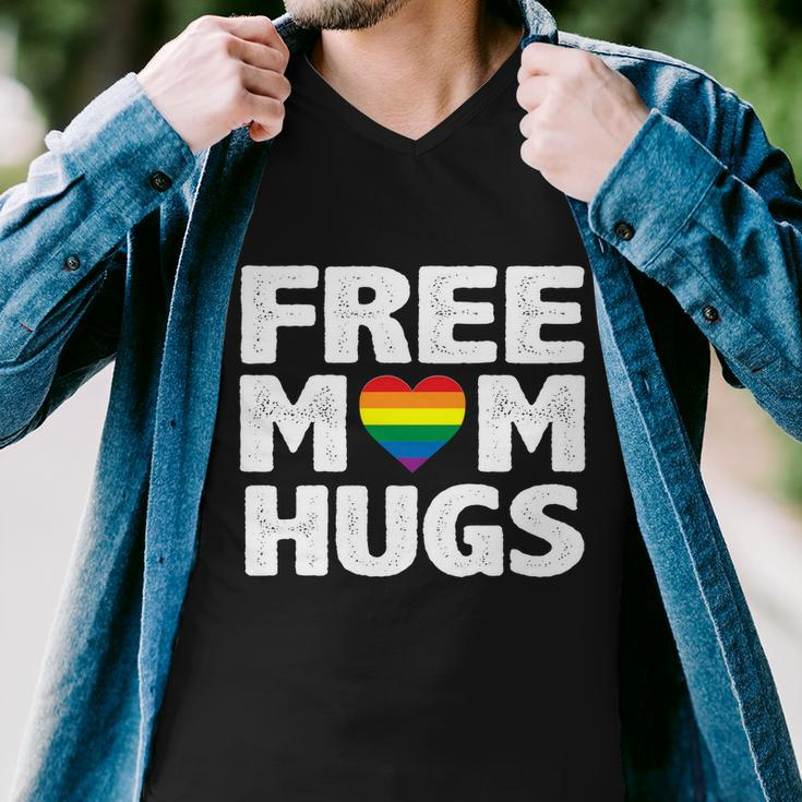 Free Mom Hugs Pride Tshirt Men V-Neck Tshirt