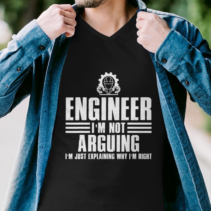 Funny Engineer Art Mechanic Electrical Engineering Gift Men V-Neck Tshirt