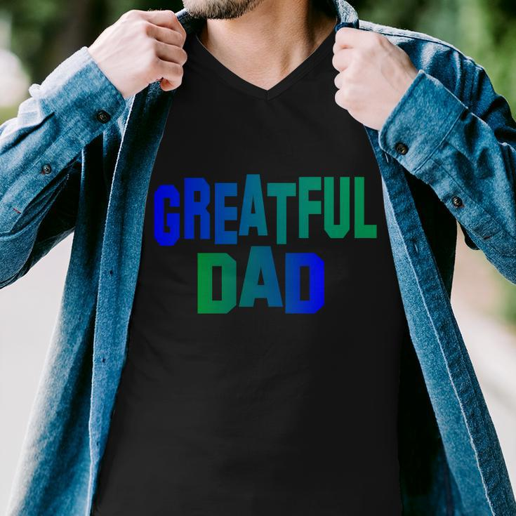 Grateful Dad Tshirt V2 Men V-Neck Tshirt