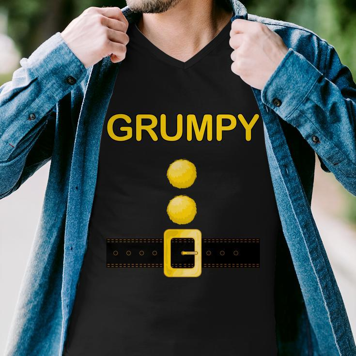 Grumpy Dwarf Costume Tshirt Men V-Neck Tshirt