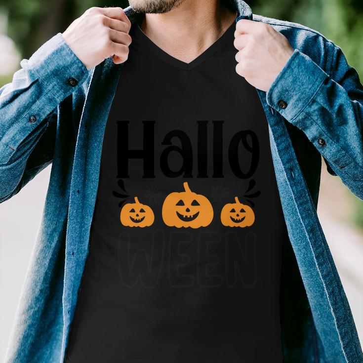 Halloween Pumpkin Halloween Quote V3 Men V-Neck Tshirt