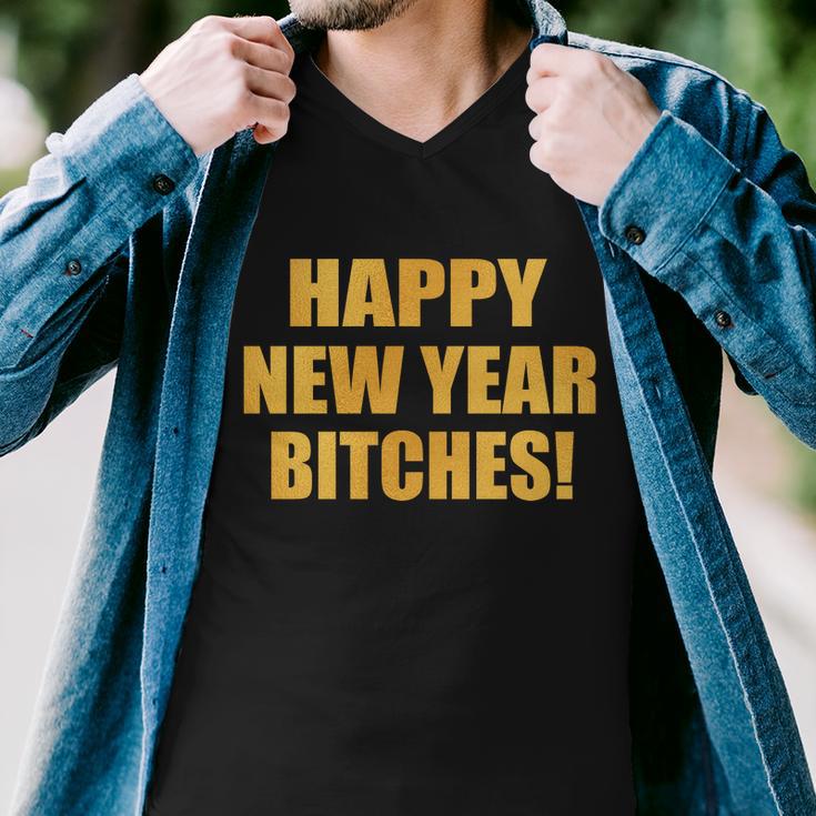 Happy New Year Bitches Men V-Neck Tshirt