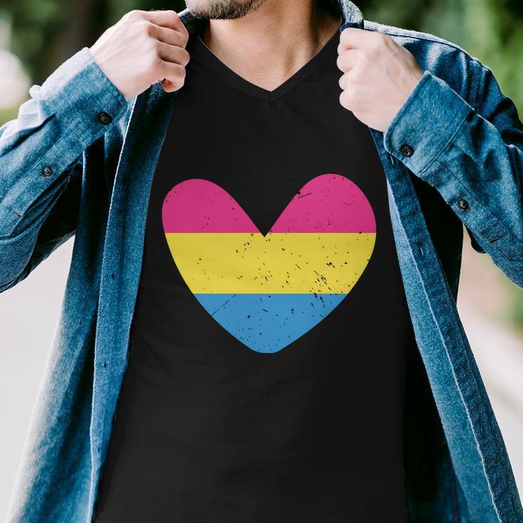 Heart Lgbt Gay Pride Lesbian Bisexual Ally Quote V2 Men V-Neck Tshirt