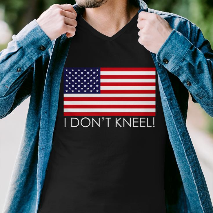 I Dont Kneel Usa Flag Tshirt Men V-Neck Tshirt