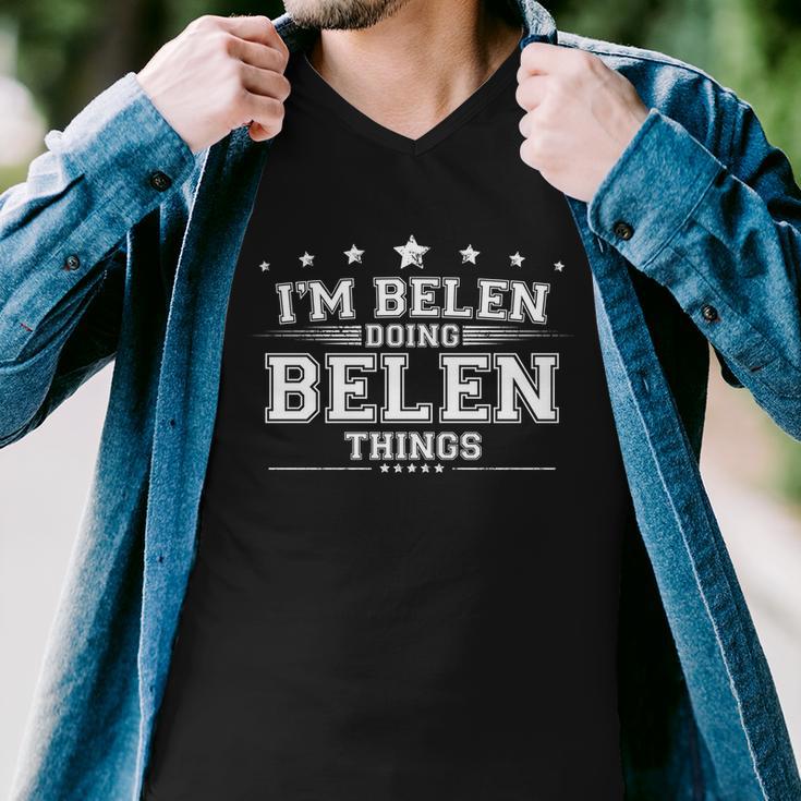 Im Belen Doing Belen Things Men V-Neck Tshirt