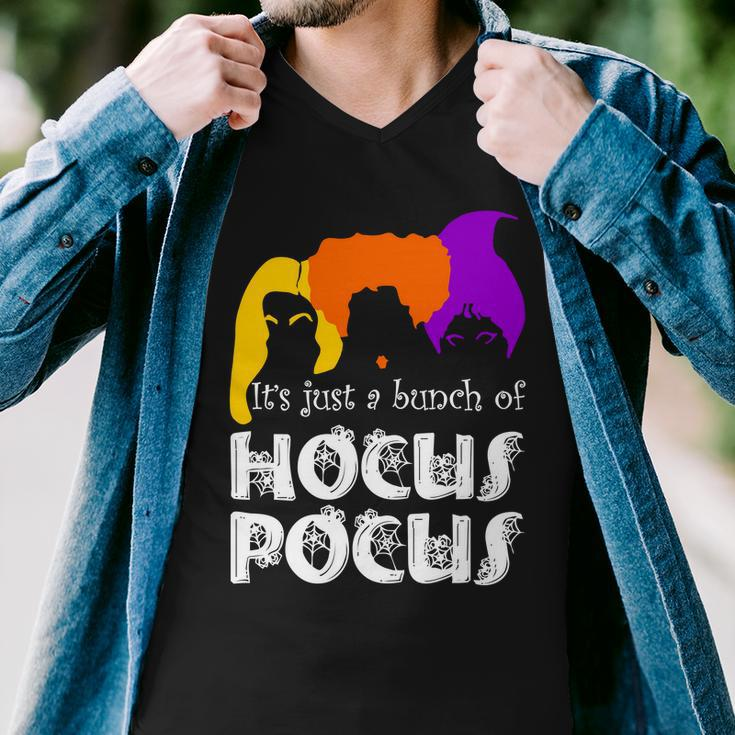 Its Just A Bunch Of Hocus Pocus Halloween Tshirt Men V-Neck Tshirt