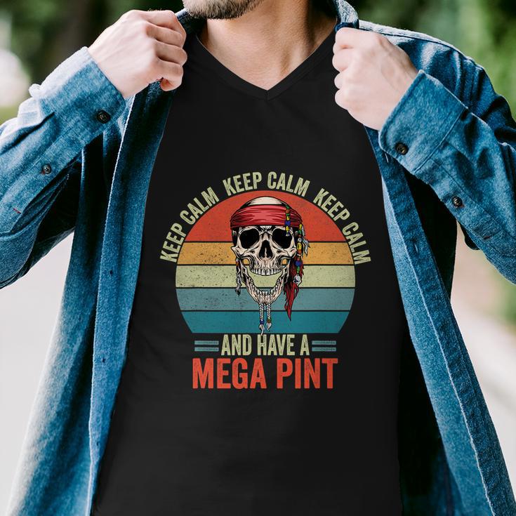 Keep Calm And Have A Mega Pint V2 Men V-Neck Tshirt