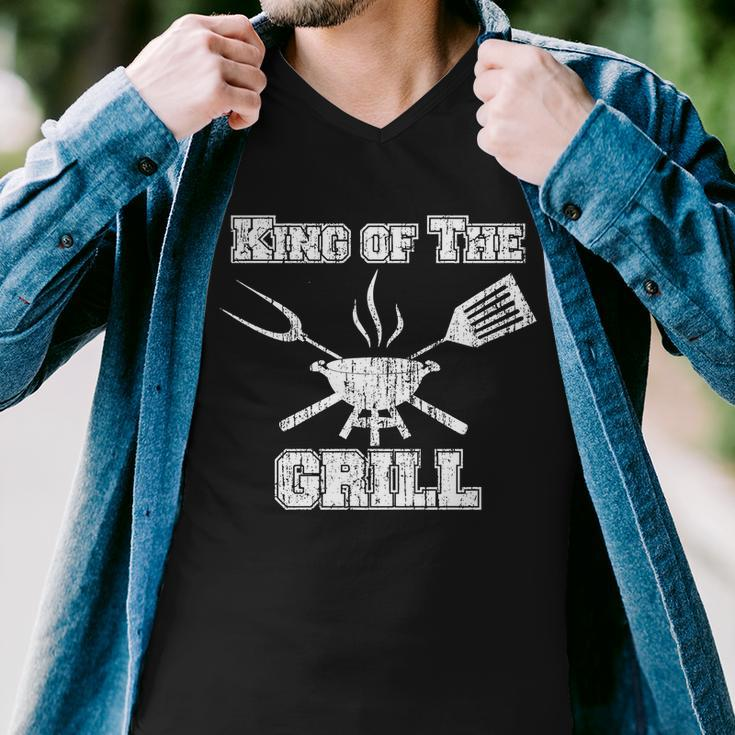 King Of The Grill Tshirt Men V-Neck Tshirt