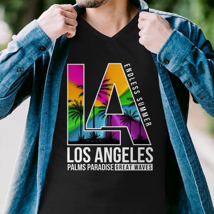 Los Angeles Endless Summer Men V-Neck Tshirt