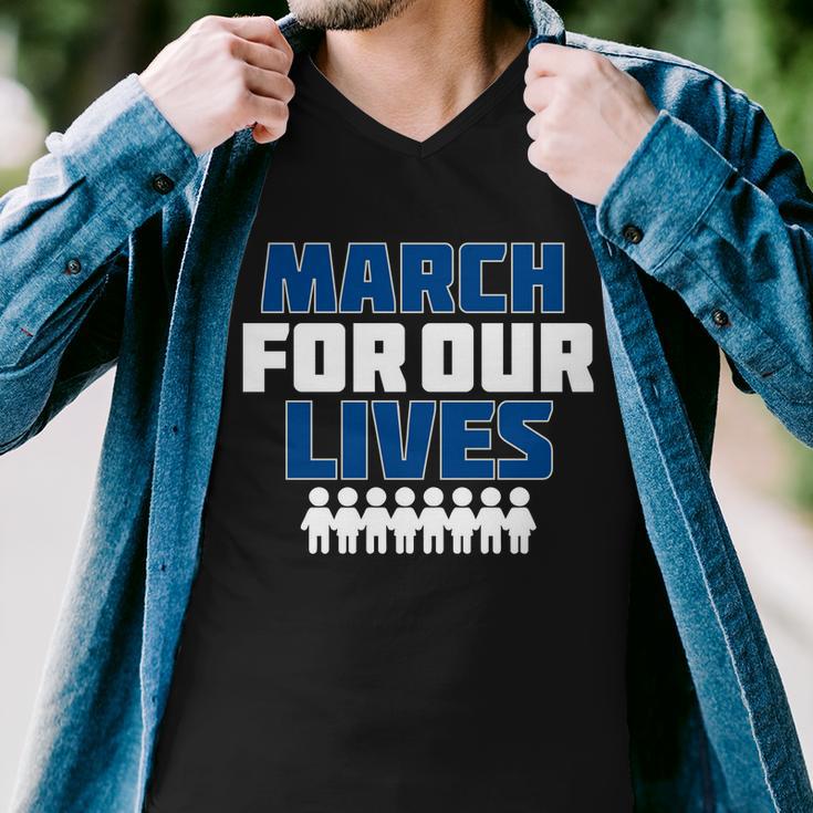 March For Our Lives Gun Control Tshirt Men V-Neck Tshirt