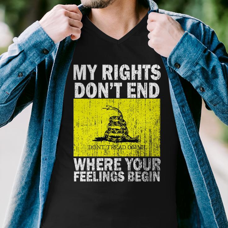 My Rights Dont End Where Your Feelings Begin Tshirt Men V-Neck Tshirt