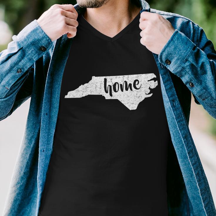 North Carolina Home State Men V-Neck Tshirt