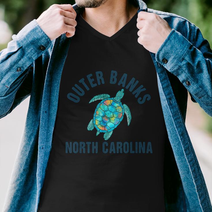 Outer Banks Nc Beach Men V-Neck Tshirt