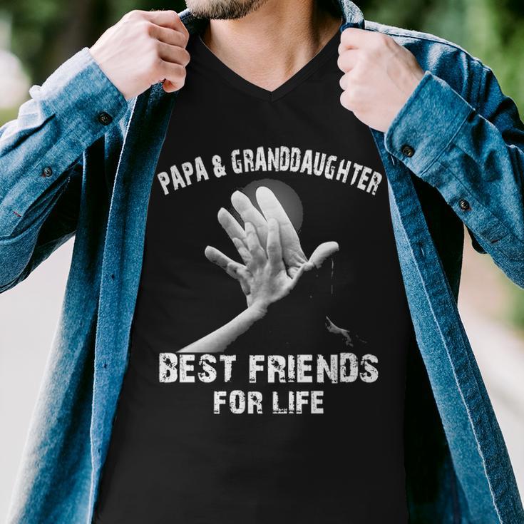 Papa & Granddaughter - Best Friends Men V-Neck Tshirt