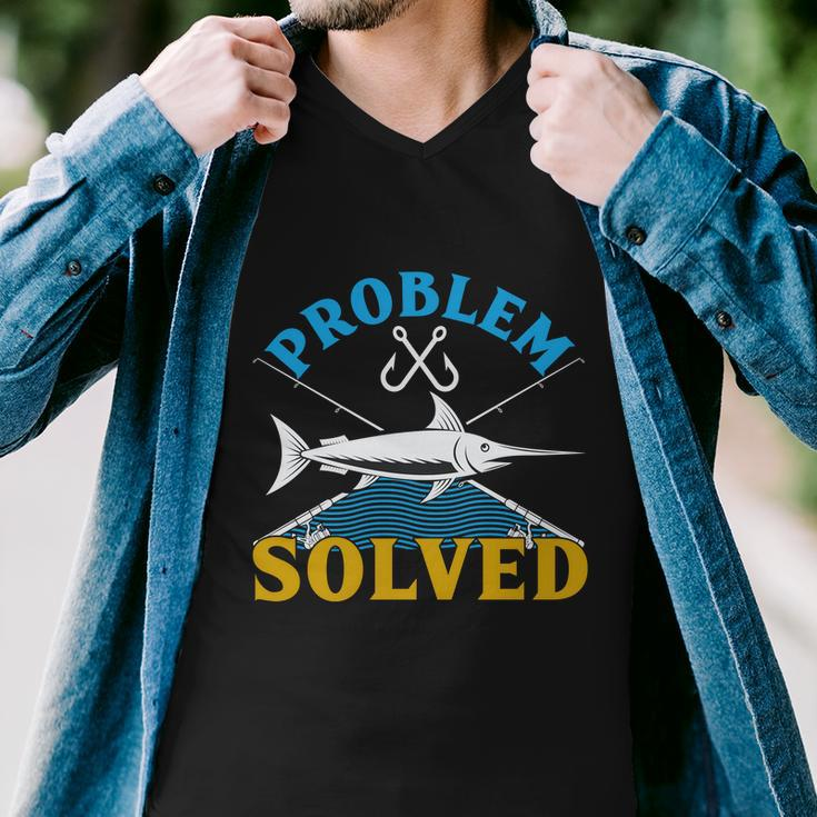 Problem Solved V2 Men V-Neck Tshirt