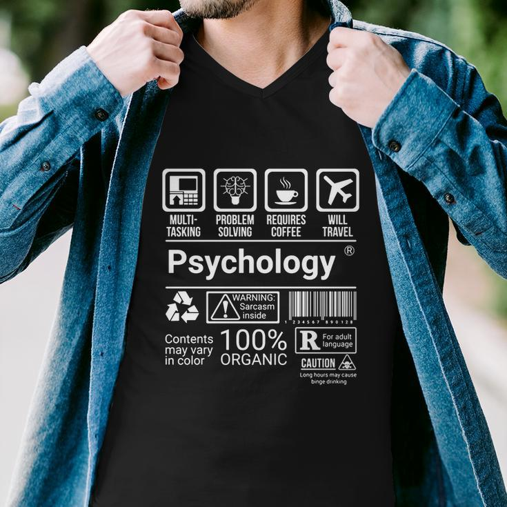 Psychology 100 Certified Men V-Neck Tshirt