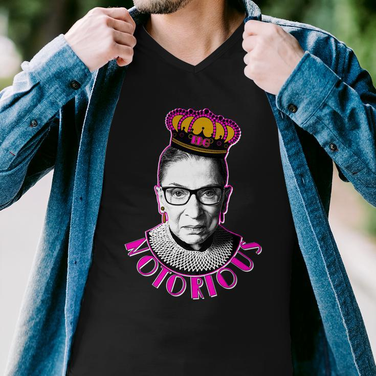 Queen Notorious Rbg Ruth Bader Ginsburg Tribute Men V-Neck Tshirt