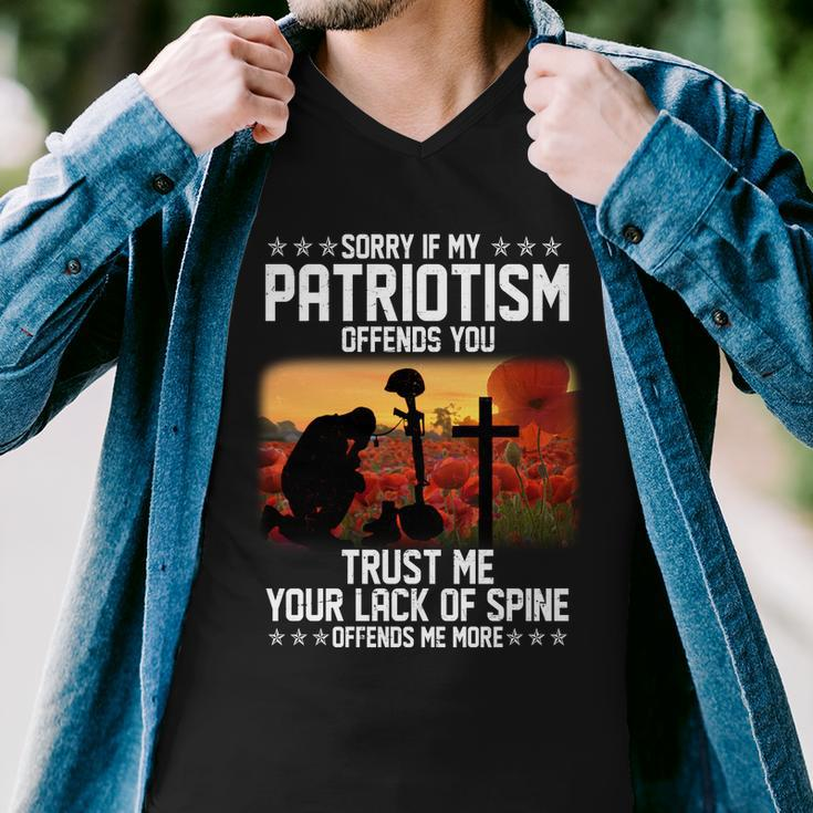 Sorry If My Patriotism Offends You Tshirt Men V-Neck Tshirt