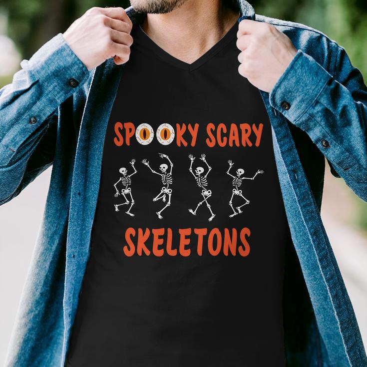Spooky Scary Skeletons Halloween Quote V2 Men V-Neck Tshirt