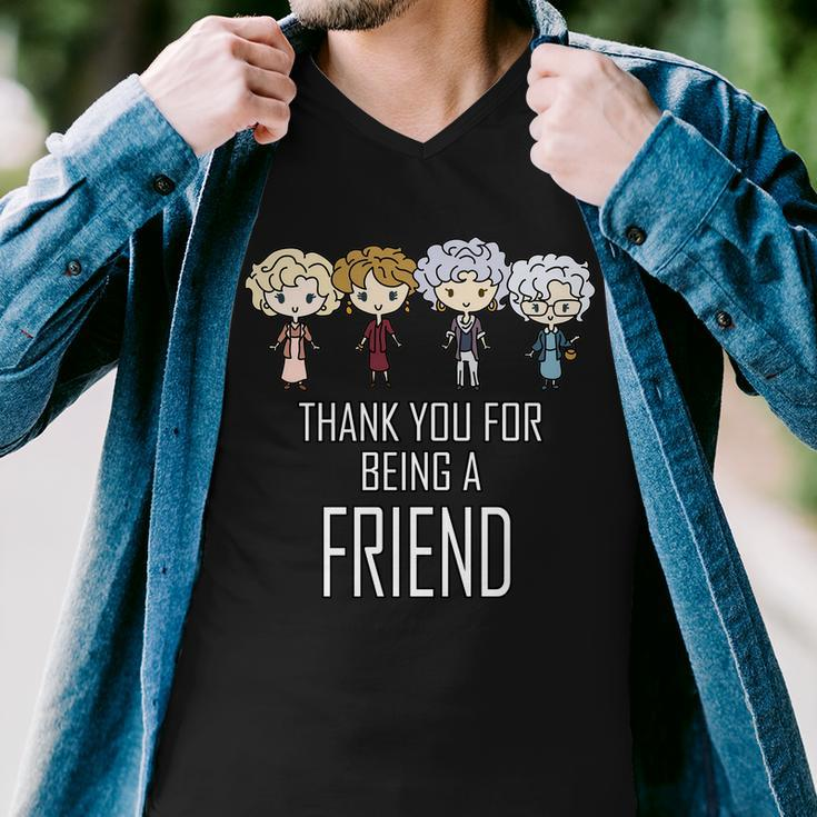 Thank You For Being A Friend V2 Men V-Neck Tshirt