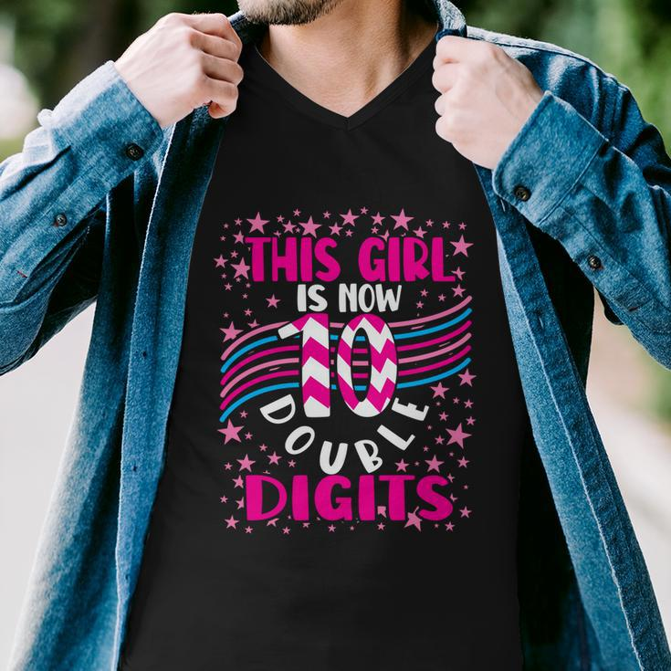 This Girl Is Now 10 Double Digits Gift Men V-Neck Tshirt