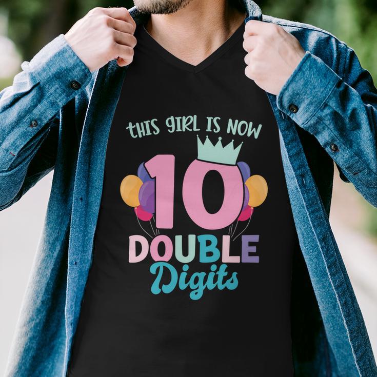 This Girl Is Now 10 Double Digits Gift Men V-Neck Tshirt